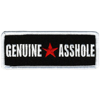 Hot Leathers Genuine Asshole 4" X 2" Patch - American Legend Rider