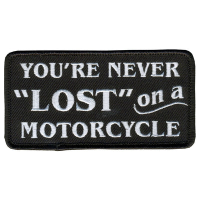 With our embroidered Hot Leathers Youre Never Lost 4" X 2" Patch, you'll never be lost on your motorcycle again. Get the ultimate Hot Leathers gear patch today!