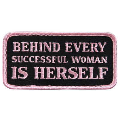 Hot Leathers Behind Every Successful Woman 4" X 2" Patch - American Legend Rider