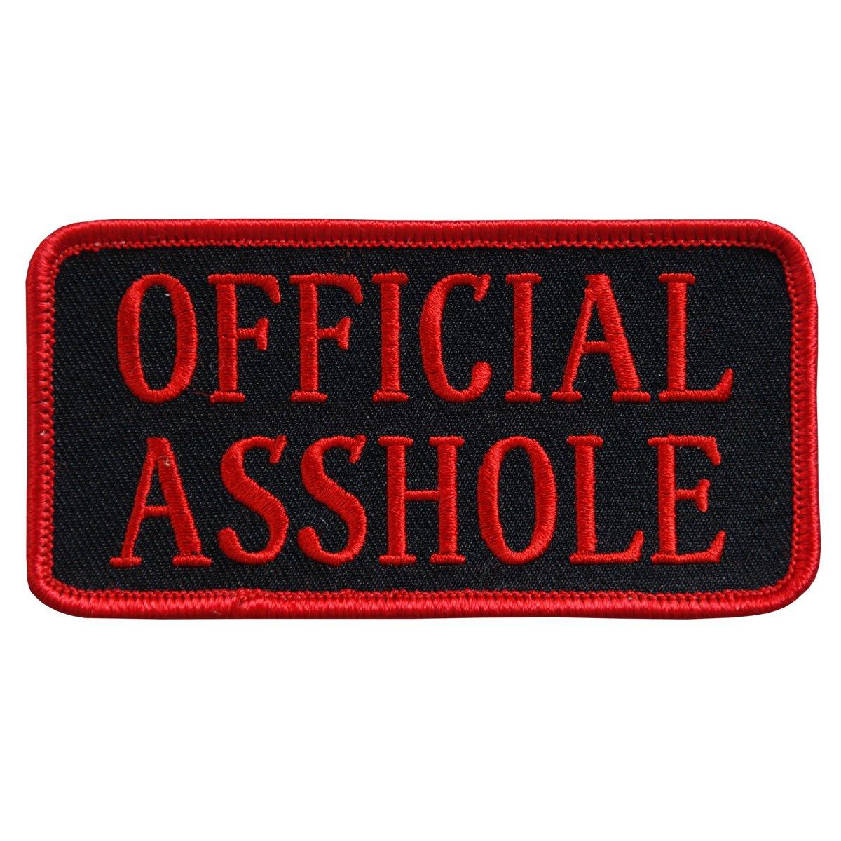 Hot Leathers Official Asshole 4" X 2" Patch - American Legend Rider
