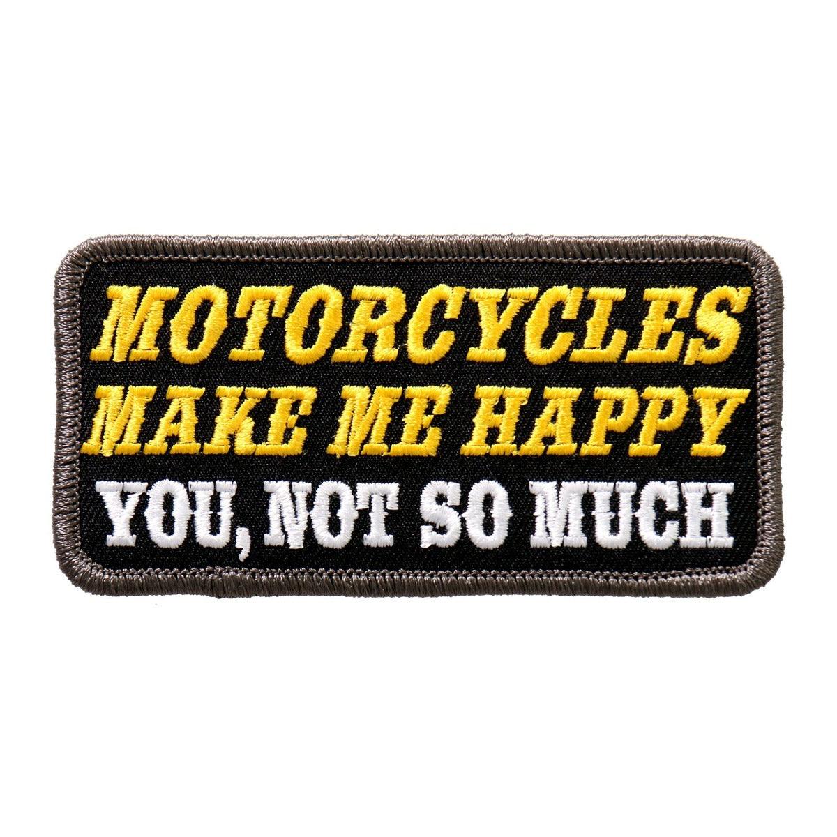 Hot Leathers Motorcycles Make Me 4"X2" Patch - American Legend Rider
