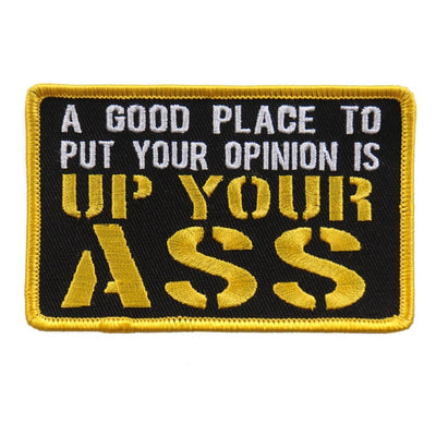 Hot Leathers Up Your Ass 4"X 3" Patch - American Legend Rider