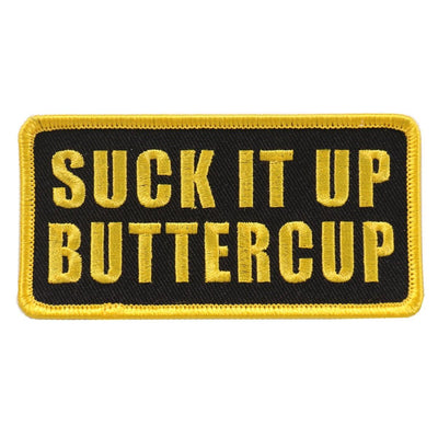Hot Leathers Suck It Up Buttercup 4"X2" Patch - American Legend Rider