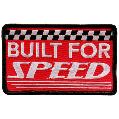 Hot Leathers Built For Speed 4"X3" Patch - American Legend Rider