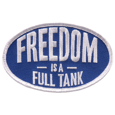 Hot Leathers Freedom Is A Full Tank 4"X3" Patch - American Legend Rider