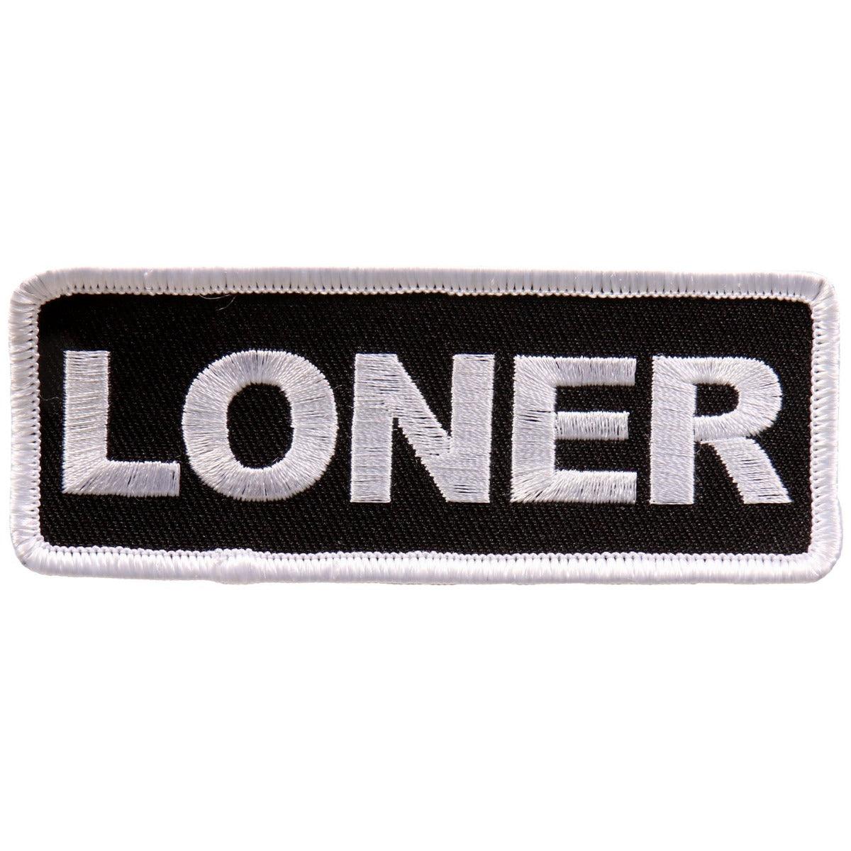 Hot Leathers Loner 4"X2" Patch - American Legend Rider