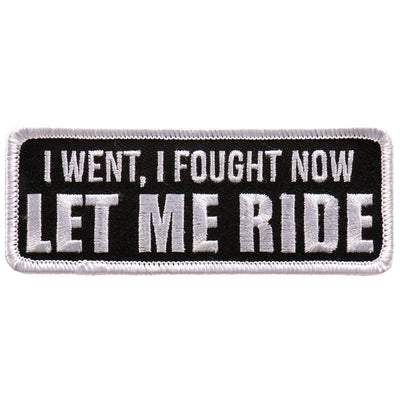 Hot Leathers Let Me Ride 4"X2" Patch - American Legend Rider