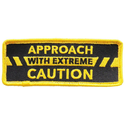 Hot Leathers Patch Approach W/ Extreme Caution - American Legend Rider