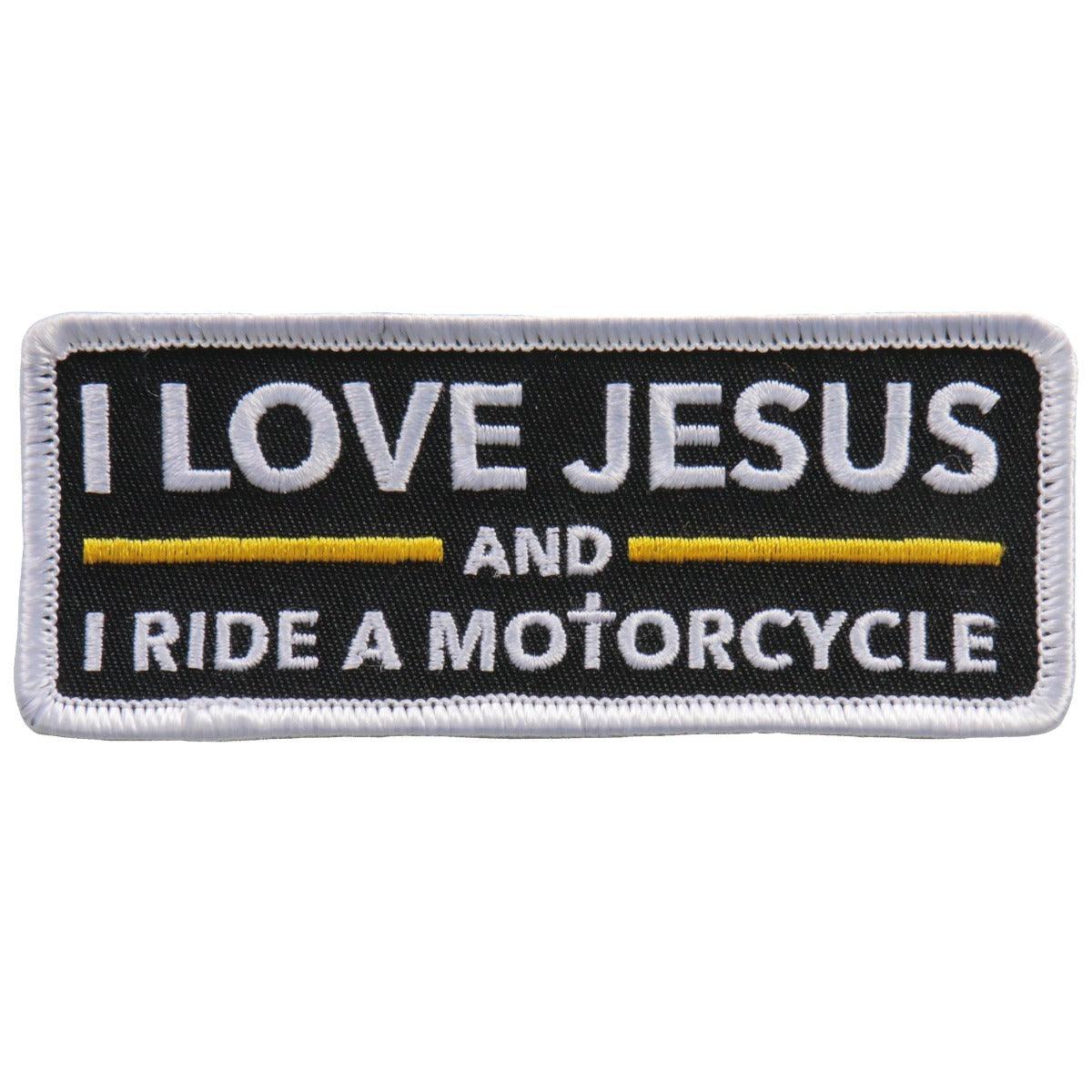 Hot Leathers Patch Love And Motorcycle - American Legend Rider