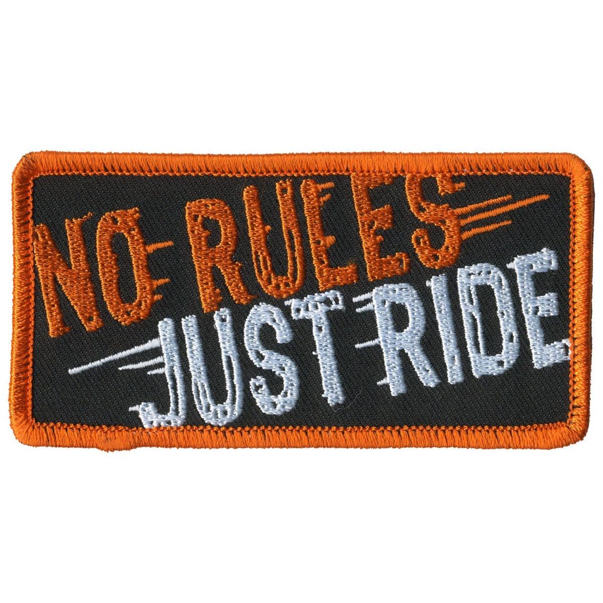 Hot Leathers No Rules Just Ride Patch - American Legend Rider