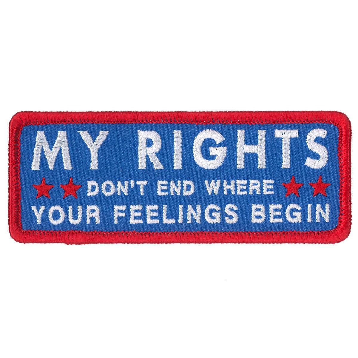 Hot Leathers My Rights Patch - American Legend Rider