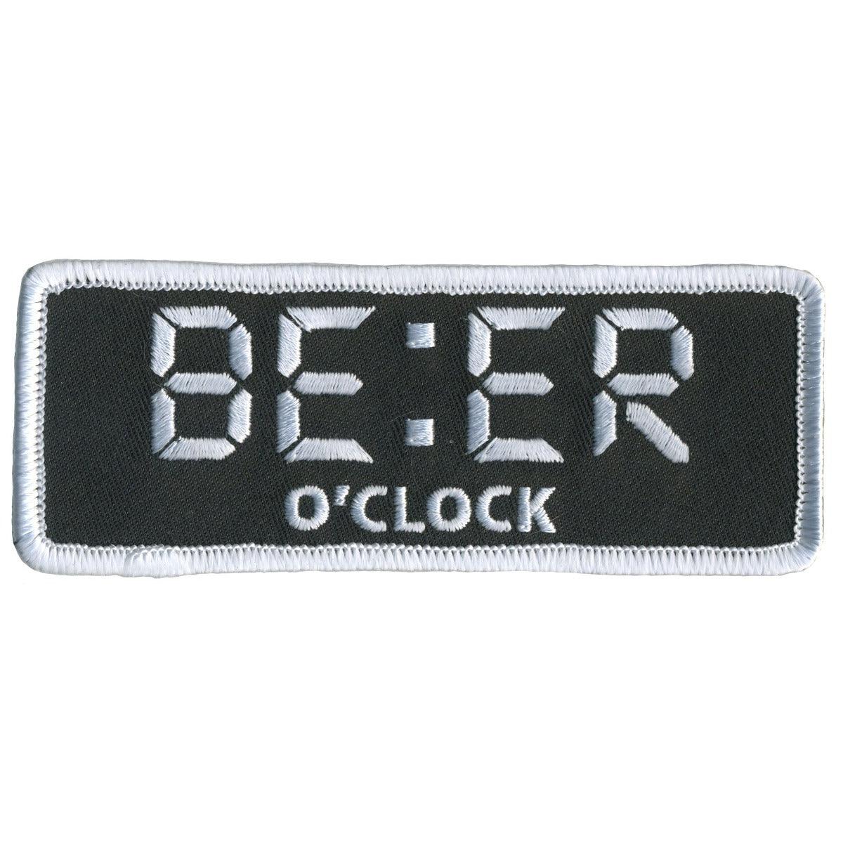 Hot Leathers Patch Beer O'Clock - American Legend Rider