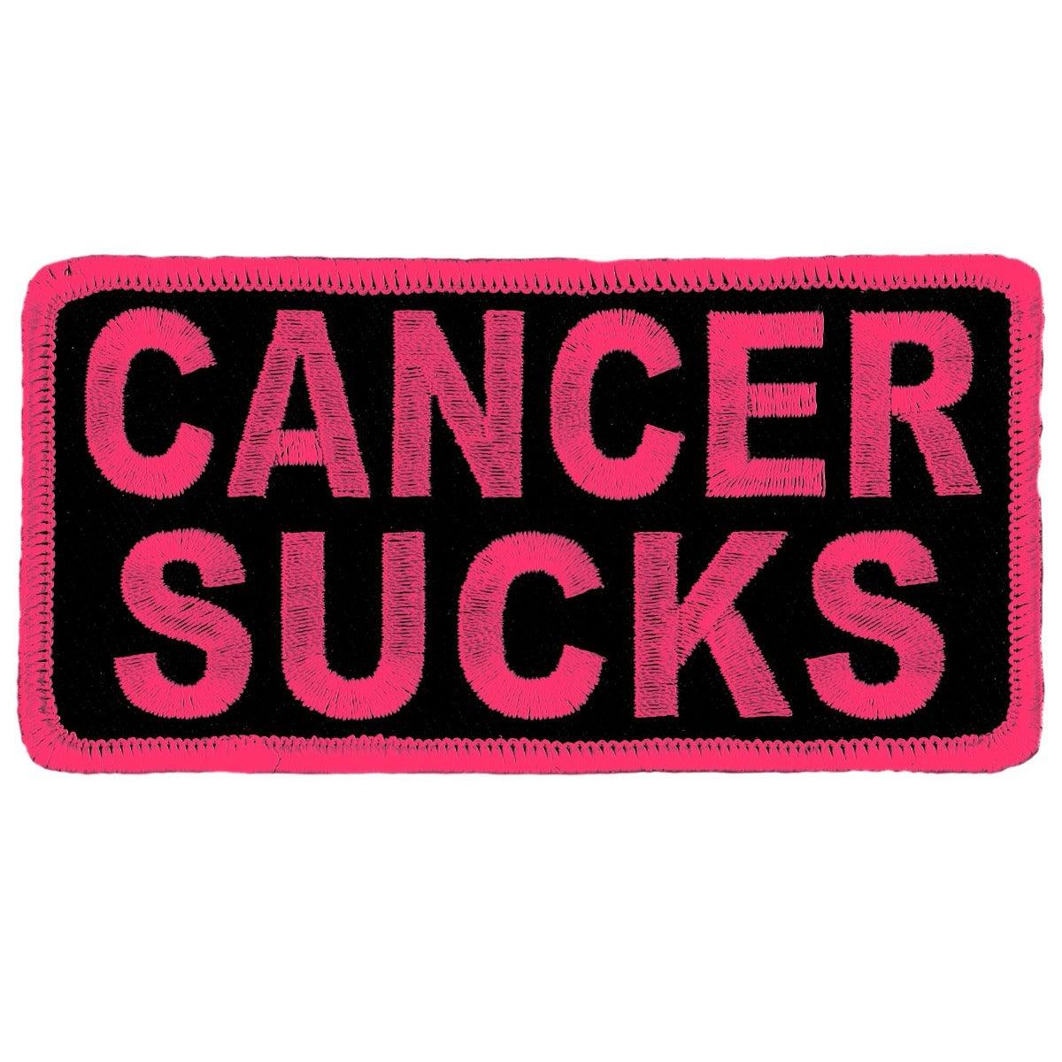 Hot Leathers Cancer Sucks Patch (Pink) - American Legend Rider