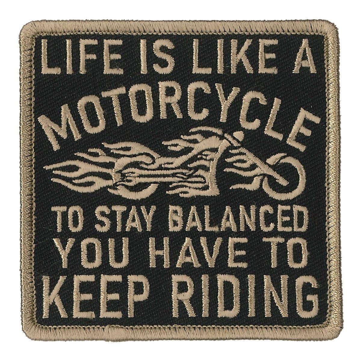 Hot Leathers Patch Like A Motorcycle - American Legend Rider