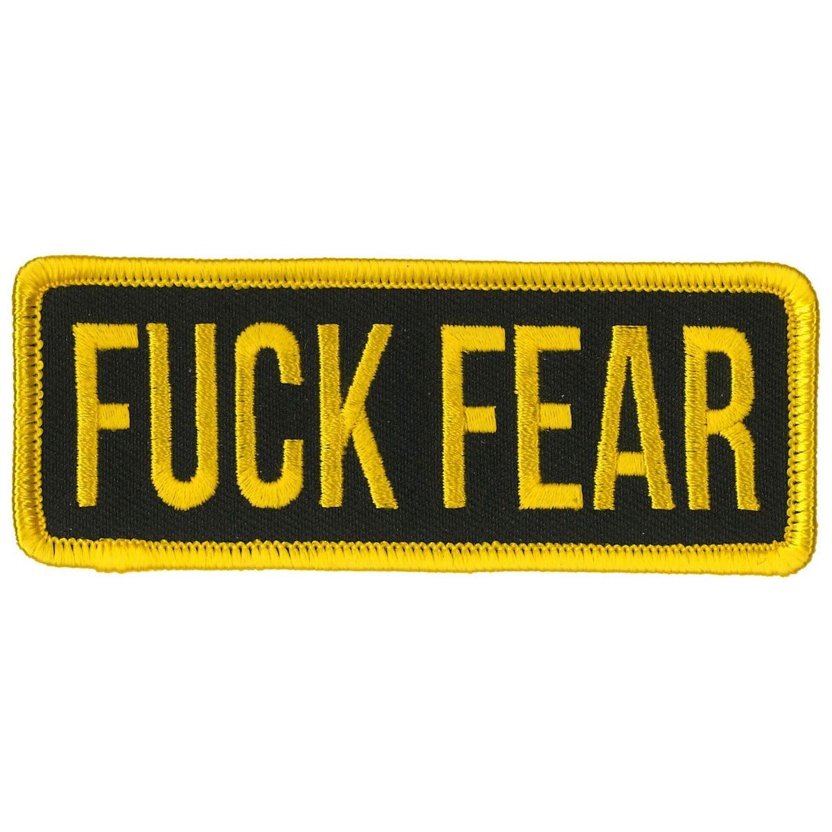 Hot Leathers Patch Fuck Fear - American Legend Rider