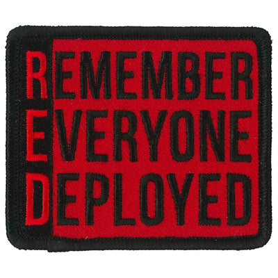 Hot Leathers Patch Remember Deployed - American Legend Rider