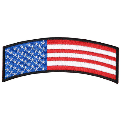 Hot Leathers American Flag 4" X 1" Patch - American Legend Rider