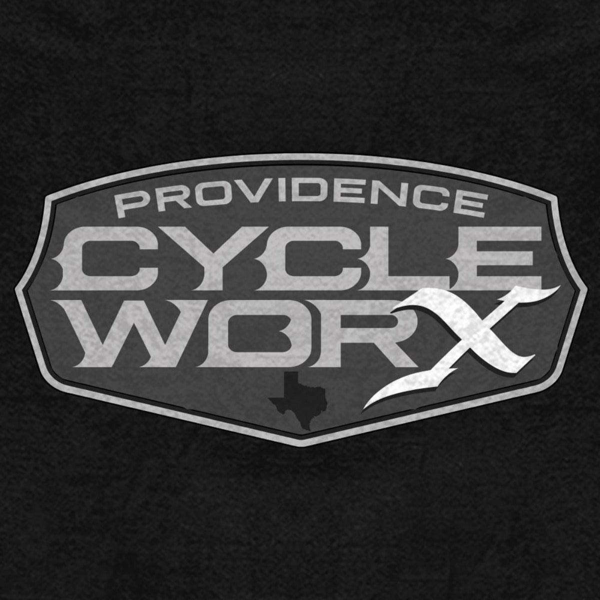 Hot Leathers Official Providence Cycle Worx Gray Texas Zip Up Sweatshirt - American Legend Rider
