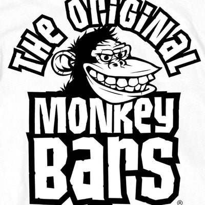 Hot Leathers Men's Official Paul Yaffe's Bagger Nation Monkey Bars Double Sided White T-Shirt - American Legend Rider