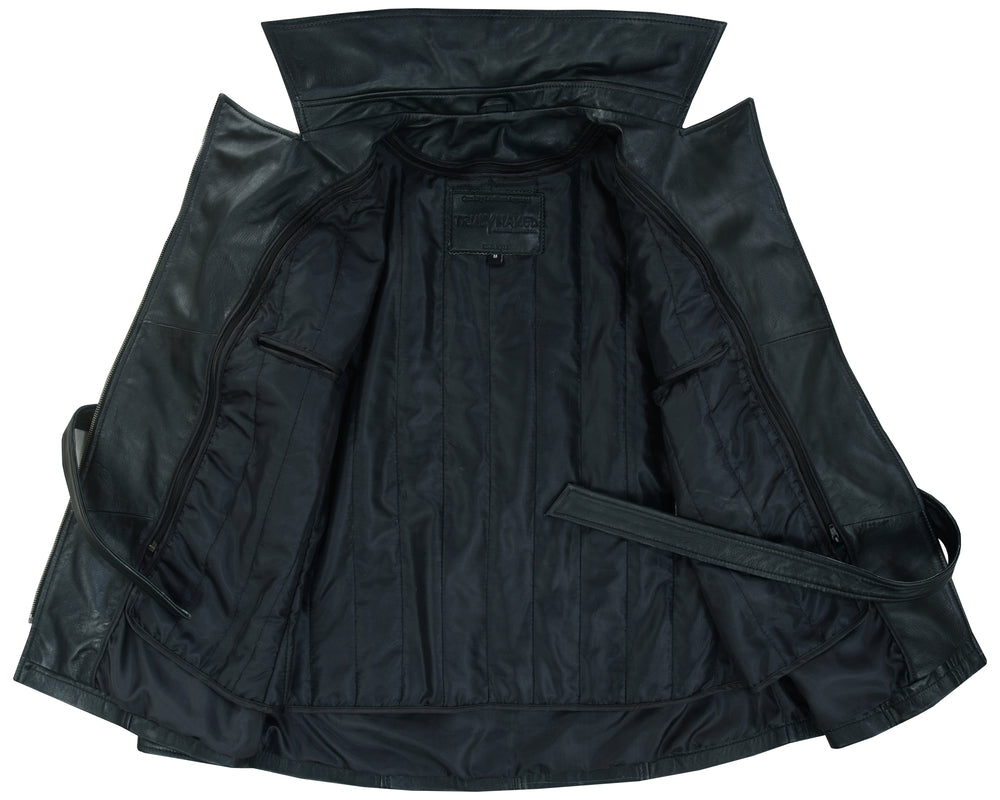 Daniel Smart Women's Leather Jacket Black
