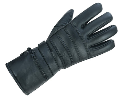 A single Daniel Smart Cold Weather Gauntlet with a zipper closure and insulated for cold weather.