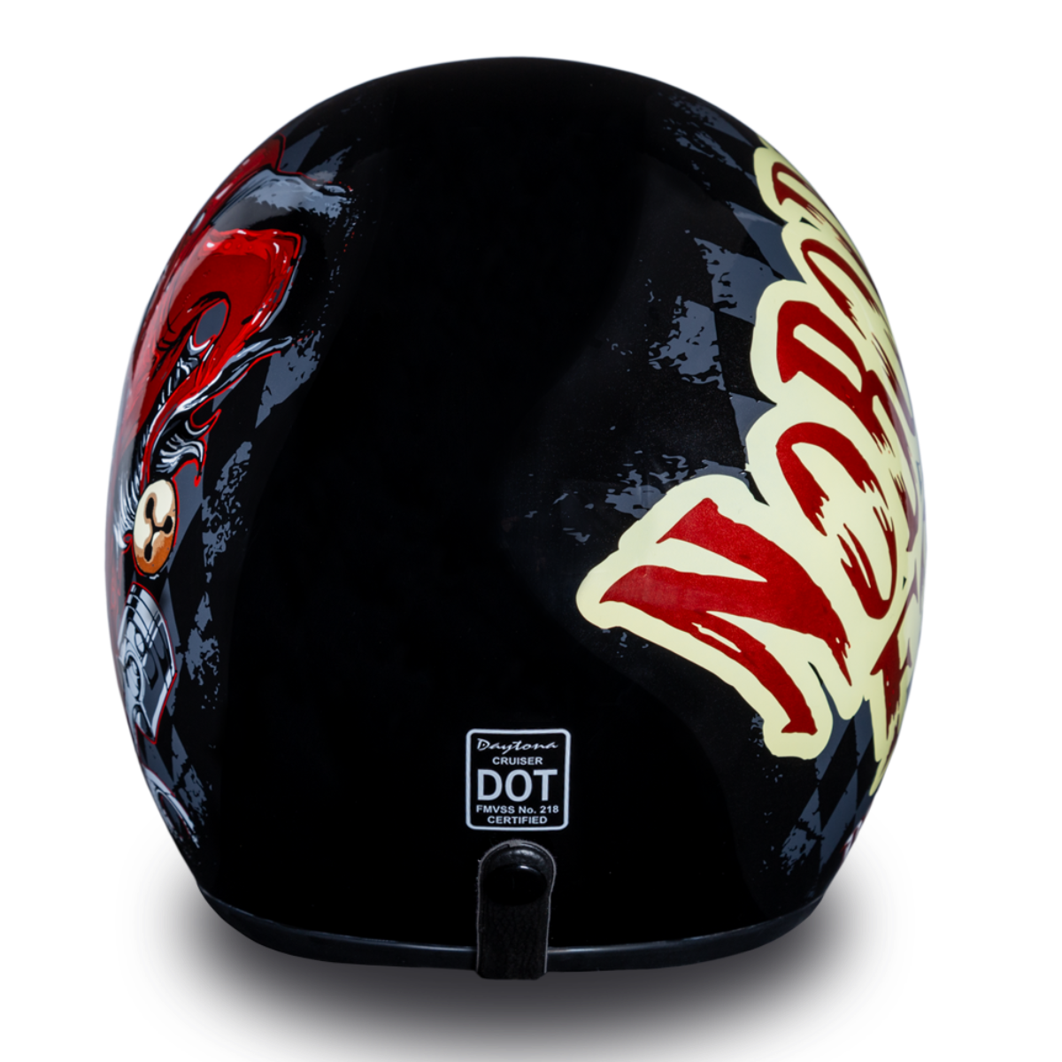 Daytona D.O.T. Cruiser w/ Joker Motorcycle Open Face 3/4 Shell Helmet