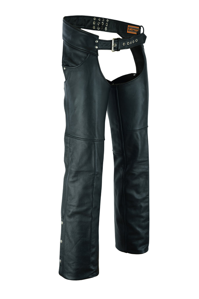 Daniel Smart Tall Classic Leather Chaps with Jeans Pockets