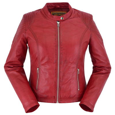 Daniel Smart Cabernet - Women's Fashion Leather Jacket