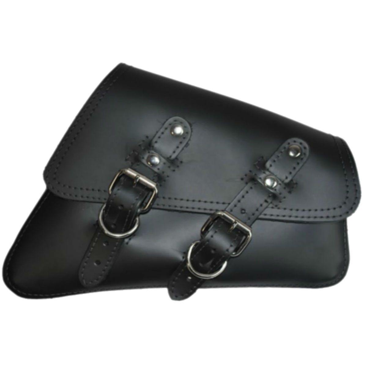 La Rosa Harley-Davidson Sportster Swing Arm Saddle Bag (Left & Right, Various Colors, Leather) - American Legend Rider