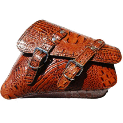 La Rosa Harley-Davidson Sportster Swing Arm Saddle Bag (Left & Right, Various Colors, Leather) - American Legend Rider