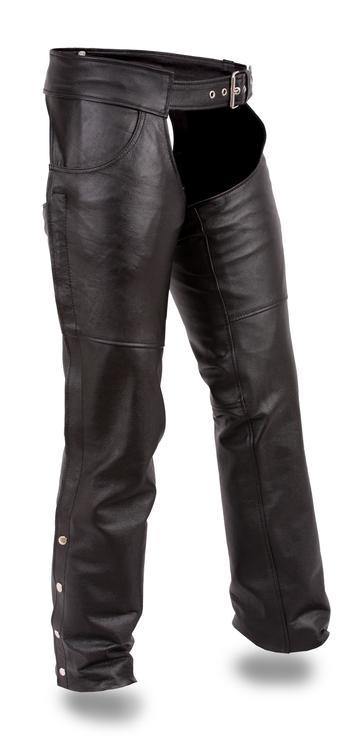 First Manufacturing Rally Leather Chaps - American Legend Rider