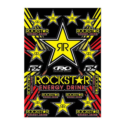 Factory Effex Rockstar Energy Sticker Sheet - American Legend Rider