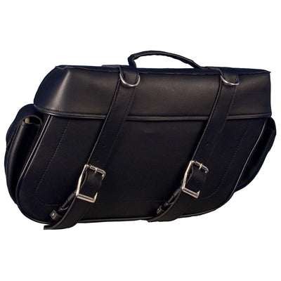 Hot Leathers Extra Large Pvc Saddle Bags - American Legend Rider