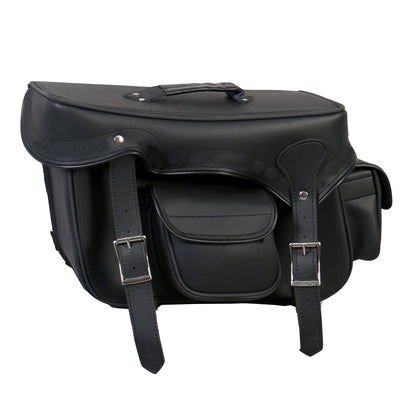 Hot Leathers Extra Large Saddle Bag With Concealed Carry Pocket - American Legend Rider
