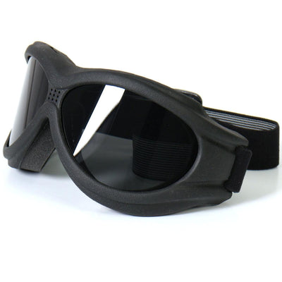 Hot Leathers Big Ben Riding Goggles With Smoke Lenses - American Legend Rider