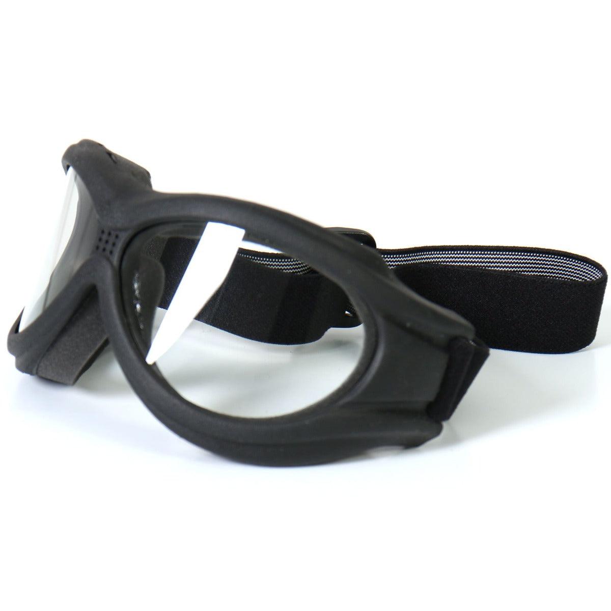 Hot Leathers Big Ben Riding Goggles With Clear Lenses - American Legend Rider
