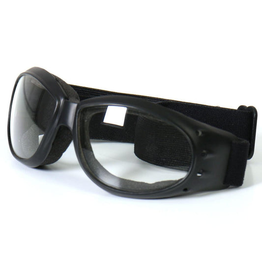 Hot Leathers Eliminator Style Motorcycle Riding Goggles With Clear Lenses - American Legend Rider
