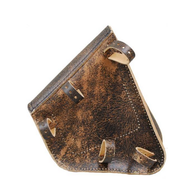 La Rosa Harley V Rod Left Side Saddle Bag - Rustic Brown - American Legend Rider