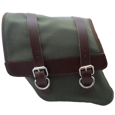 La Rosa HD Dyna Canvas Saddle Bag - American Legend Rider