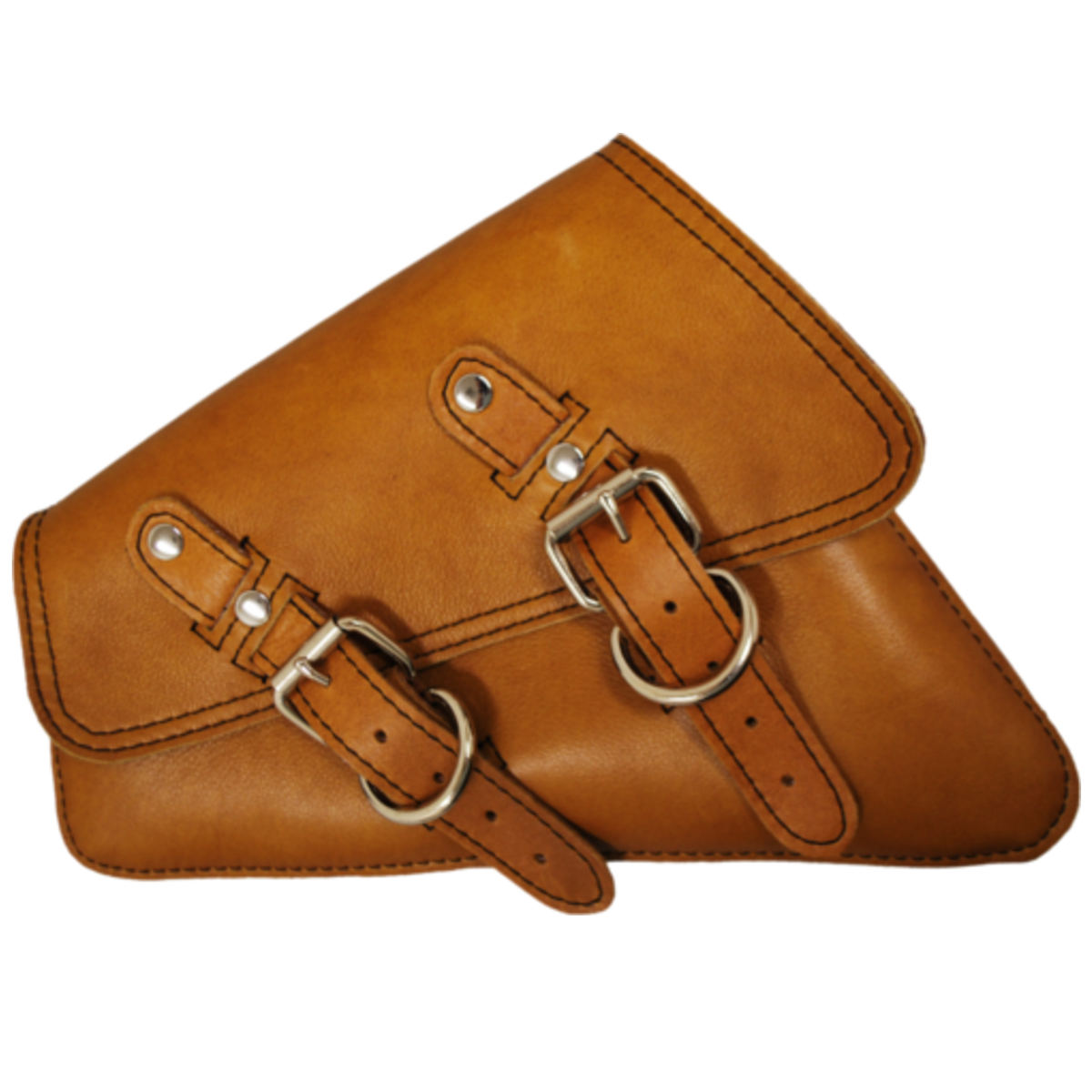 La Rosa Harley-Davidson Sportster Swing Arm Saddle Bag (Left & Right, Various Colors, Leather) - American Legend Rider