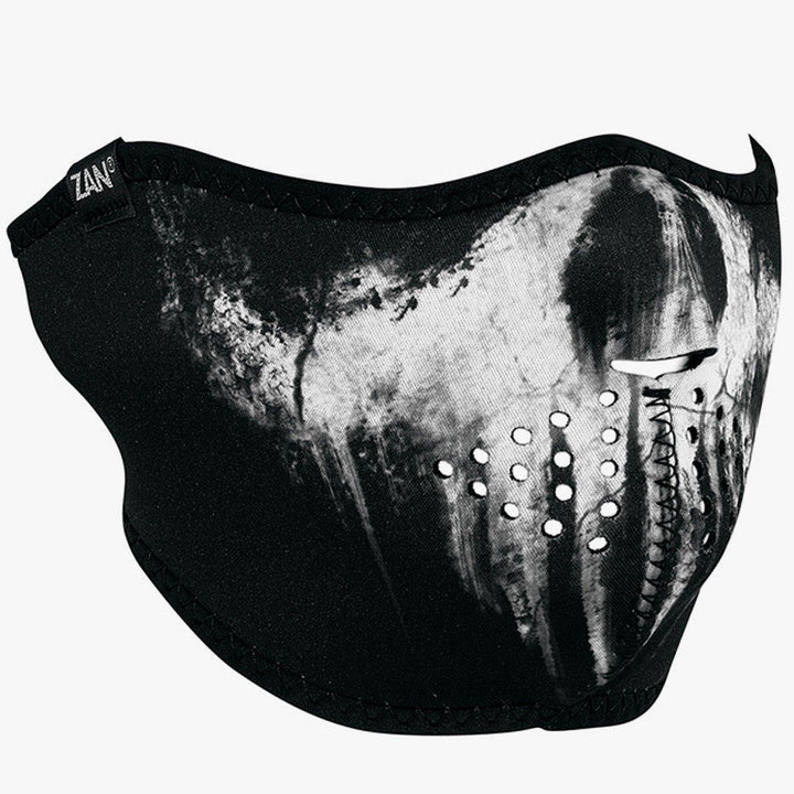 ZANheadgear® Skull Ghost Neoprene Half Mask
