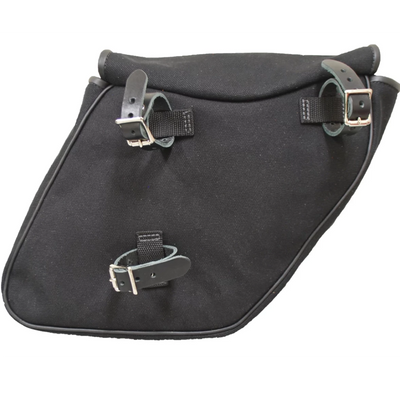 La Rosa Canvas Eliminator Left Side Saddle Bag - American Legend Rider