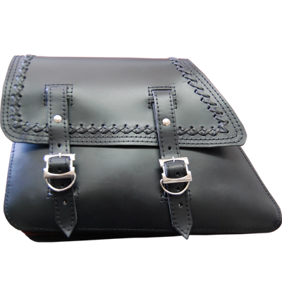 La Rosa Sportster Cross Laced Saddle Bag (Left Side) - American Legend Rider