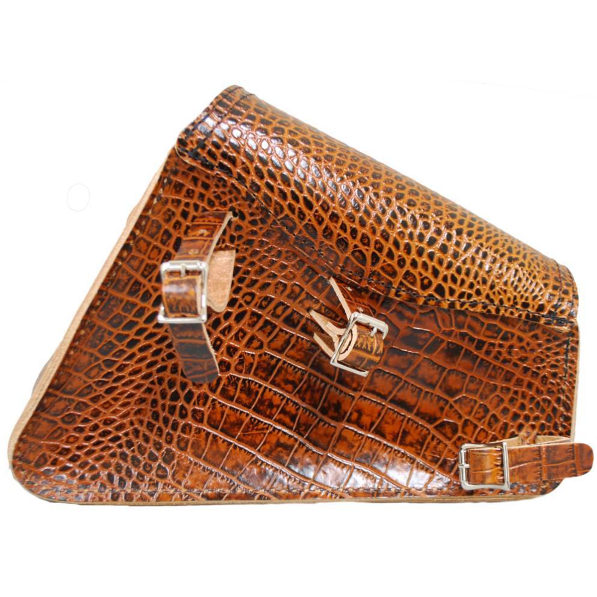 La Rosa Harley-Davidson Sportster Swing Arm Saddle Bag (Left & Right, Various Colors, Leather) - American Legend Rider