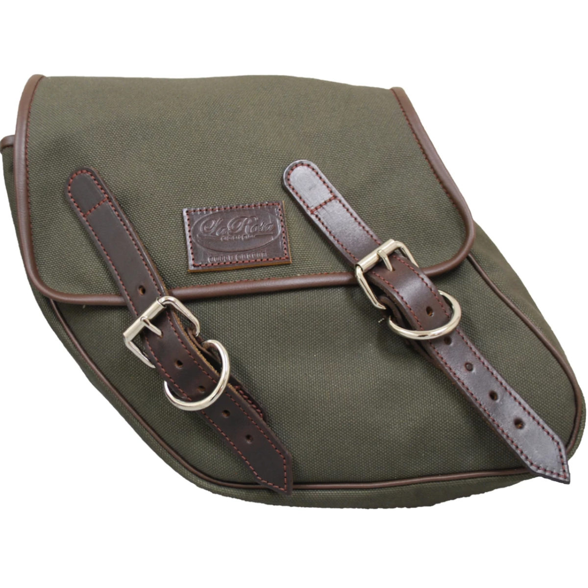 La Rosa Canvas Eliminator Left Side Saddle Bag - American Legend Rider