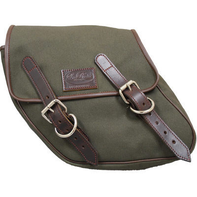 La Rosa Canvas Eliminator Left Side Saddle Bag - American Legend Rider