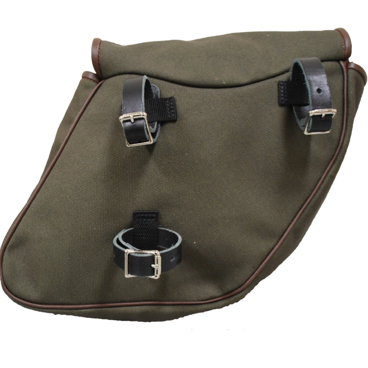 La Rosa Canvas Eliminator Left Side Saddle Bag - American Legend Rider