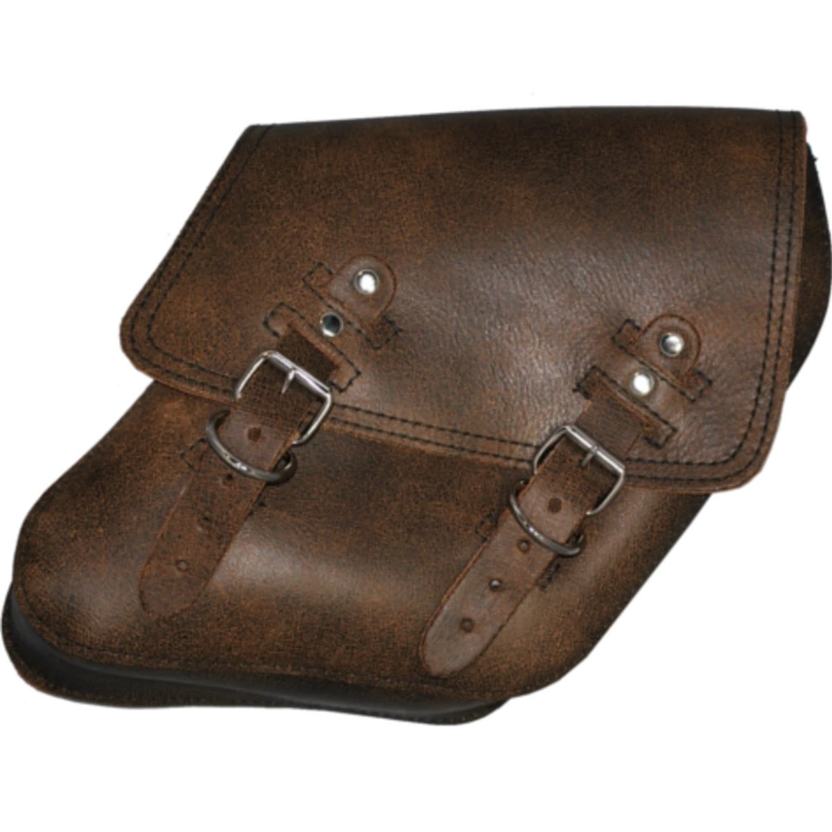 La Rosa Rustic Leather Solo Saddle Bag - American Legend Rider