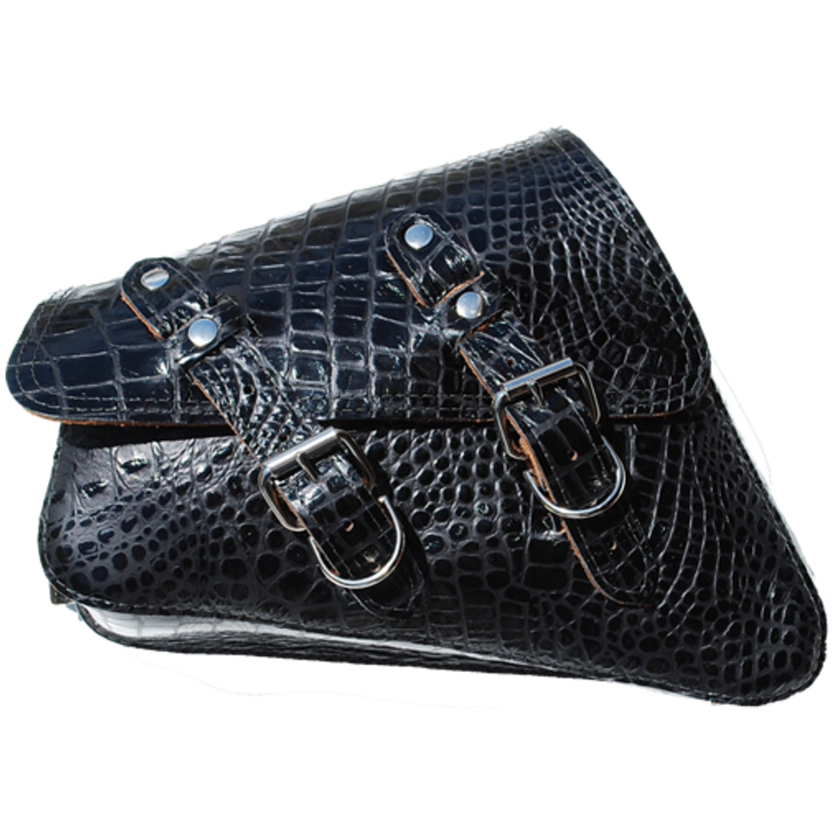 La Rosa Harley-Davidson Sportster Swing Arm Saddle Bag (Left & Right, Various Colors, Leather) - American Legend Rider