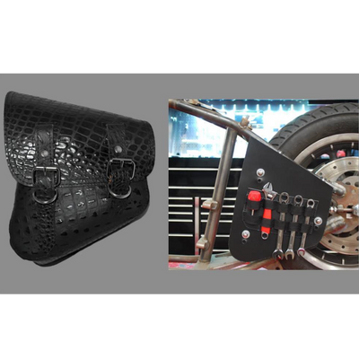 La Rosa All Softail Models Saddle Bag wiith Inside Tool Pouches - American Legend Rider